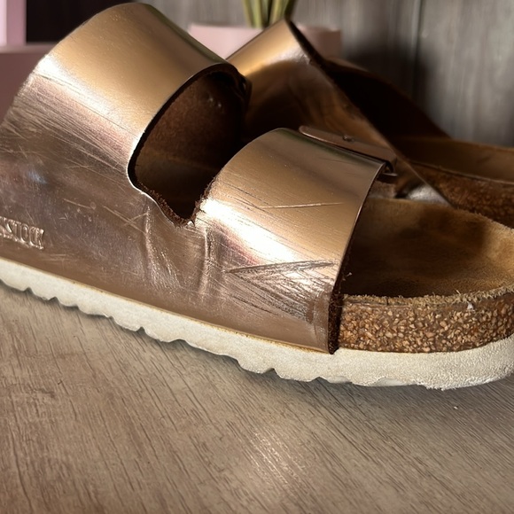 Birkenstock Arizona Sandal Metallic Copper - Picture 7 of 14